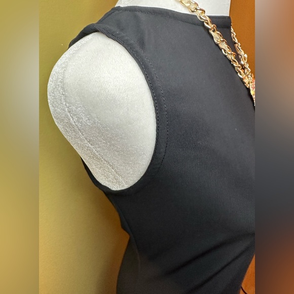 Casual Corner Sleeveless Black Sheath Dress - Picture 4 of 11